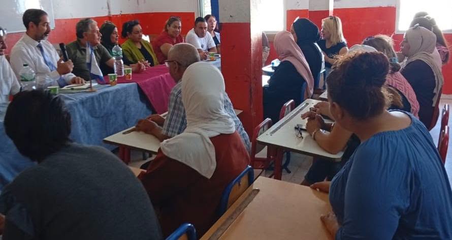 إجتماع مع أولياء تلاميذة المرحلة الإبتدائية